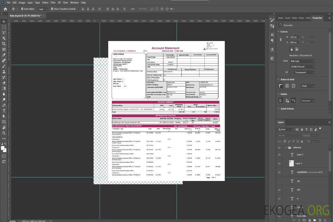Modèle de relevé bancaire India Axis Mutual Fund, format Word et PDF, 3 pages template Modèle de relevé bancaire India Axis Mutual Fund, format Word et PDF, 3 pages template